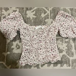 ASTR puff sleeve blouse